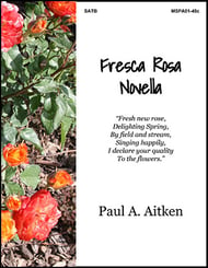 Fresca Rosa Novella SATB choral sheet music cover Thumbnail
